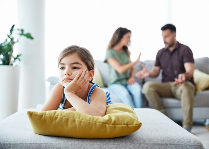 child family sad parent mother conflict father problem girl arguing divorce home fight unhappy